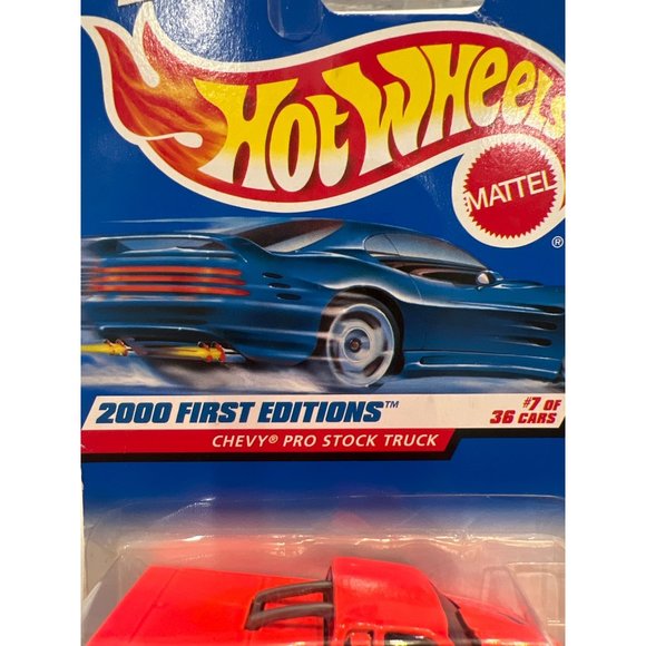 Hot Wheels 2000 First Editions 7 of 36 Collectable Chevy Pro Stock Truck - Picture 9 of 9
